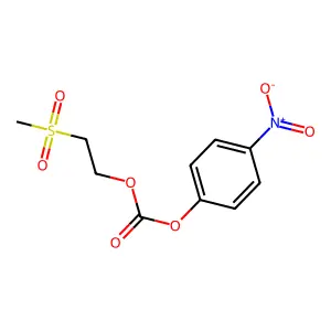 2-(Methylsulphonyl)ethyl 4-nitrophenyl carbonate structure
