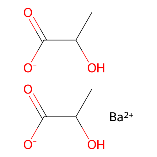 Barium dilactate structure