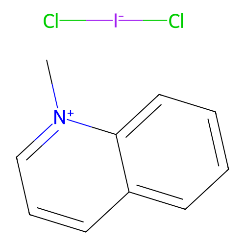 1-Methylquinolinium dichloroiodate structure