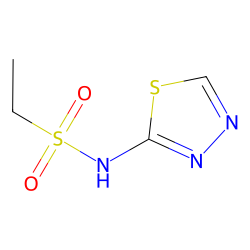N-(1,3,4-thiadiazol-2-yl)ethanesulfonamide structure