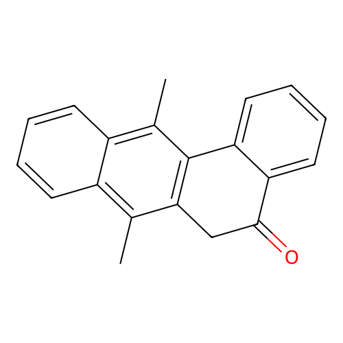 Benz(a)anthracen-5(6H)-one, 7,12-dimethyl- structure