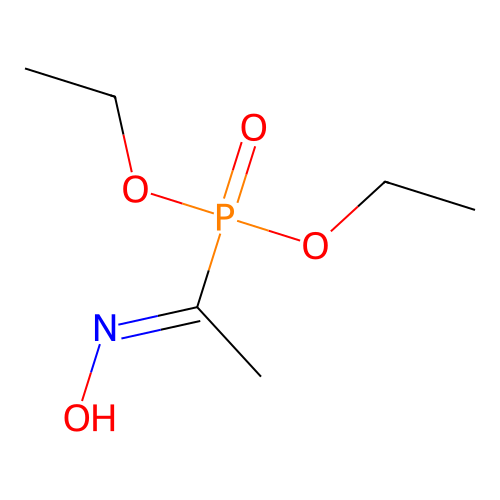 Diethyl N-hydroxyethanimidoylphosphonate structure