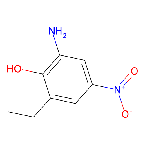 Phenol, 2-amino-6-ethyl-4-nitro- structure