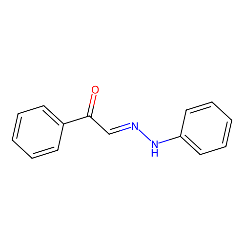 1-Phenyl-2-[(Z)-2-phenylhydrazono]ethanone structure