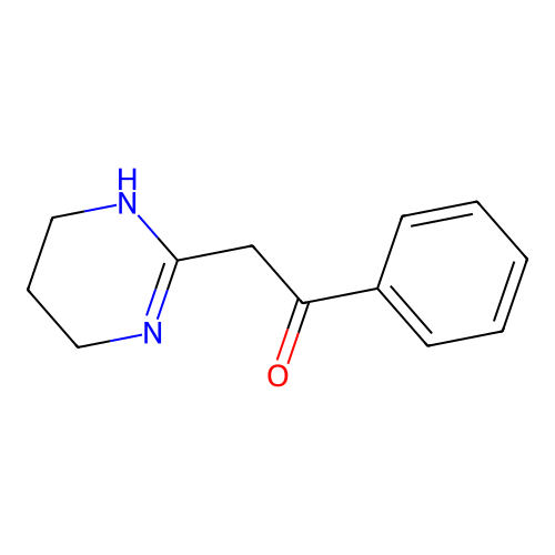 2-Phenacyl-1,4,5,6-tetrahydropyrimidine structure