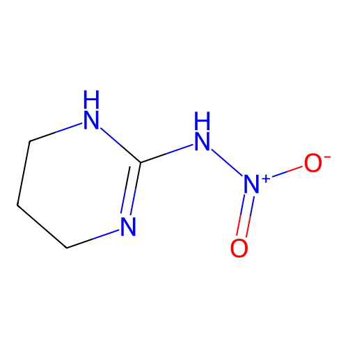 N-(1,4,5,6-tetrahydropyrimidin-2-yl)nitramide structure