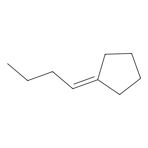 Cyclopentane, butylidene structure