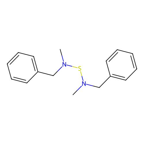 Bis(benzylmethylamino)sulfide structure