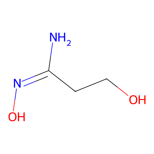 (1Z)-N',3-Dihydroxypropanimidamide structure
