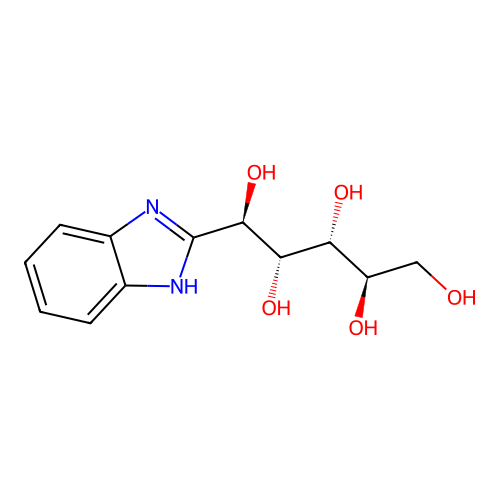 (1R)-1-C-1H-Benzimidazol-2-yl-D-arabinitol structure