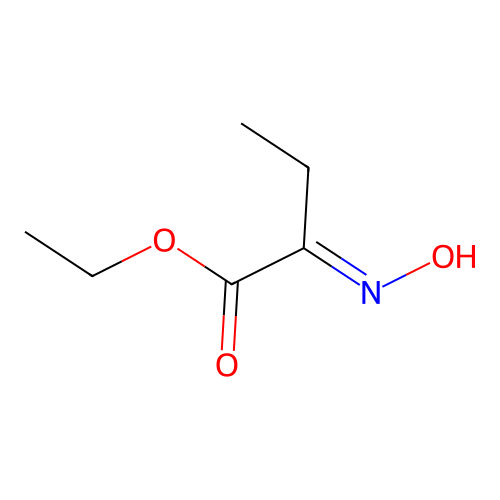 ethyl (2E)-2-(hydroxyimino)butanoate structure