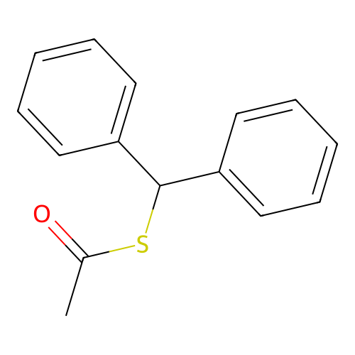 Diphenylmethanethiol acetate, 98% structure