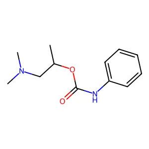 1-(Dimethylamino)propan-2-yl phenylcarbamate structure