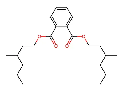 Bis(3-methylhexyl) benzene-1,2-dicarboxylate structure