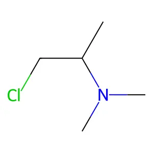 1-氯-N,N-二甲基丙-2-胺 structure