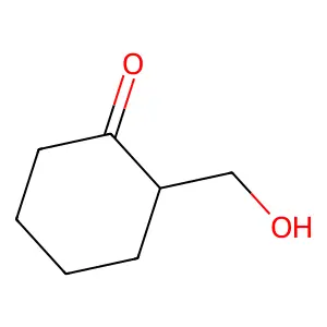 2-(Hydroxymethyl)cyclohexanone structure