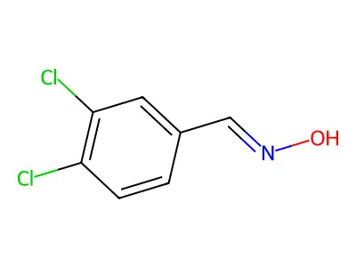 (NZ)-N-[(3,4-dichlorophenyl)methylidene]hydroxylamine structure
