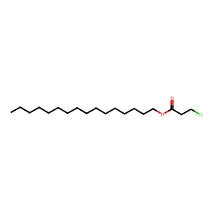 Hexadecyl 3-chloropropanoate structure