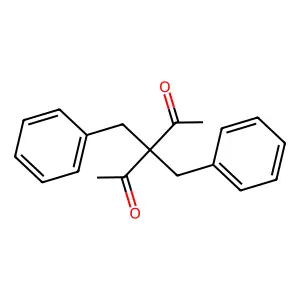 3,3-Dibenzylpentane-2,4-dione structure