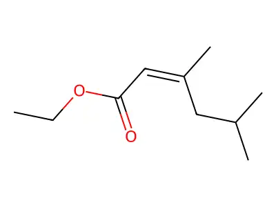 ethyl (Z)-3,5-dimethylhex-2-enoate structure