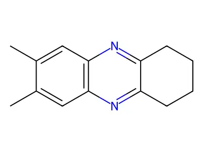 7,8-Dimethyl-1,2,3,4-tetrahydrophenazine structure