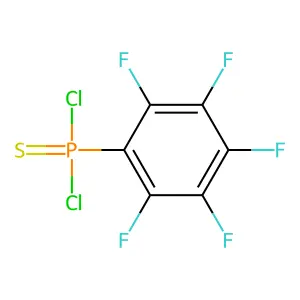 Phosphonothioic dichloride, (pentafluorophenyl)- structure
