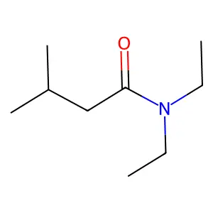 N,N-Diethyl-3-methylbutanamide structure