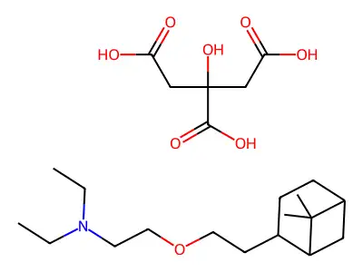 Triethylamine, 2-(2-(6,6-dimethyl-2-norpinanyl)ethoxy)-, citrate structure
