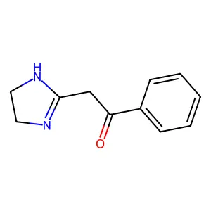 2-(4,5-dihydro-1H-imidazol-2-yl)-1-phenylethanone structure