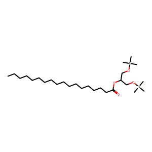 2-Monostearin trimethylsilyl ether structure