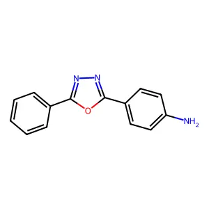 4-(5-Phenyl-1,3,4-oxadiazol-2-yl)aniline structure