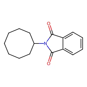 2-Cyclooctylisoindole-1,3-dione structure