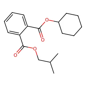 Cyclohexyl 2-isobutyl phthalate structure