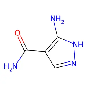 3-氨基-1H-吡唑-4-甲酰胺 structure