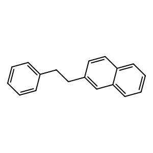 2-(2-Phenylethyl)naphthalene structure