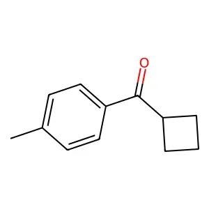Cyclobutyl 4-methylphenyl ketone structure