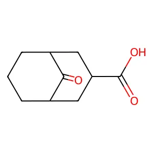 (1S,5R)-9-oxobicyclo[3.3.1]nonane-3-carboxylic acid structure