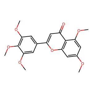 5,7,3',4',5'-Pentamethoxyflavone structure