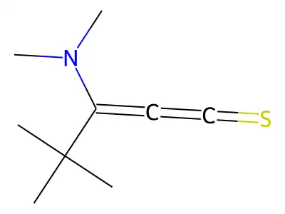 1,2-Pentadiene-1-thione, 3-(dimethylamino)-4,4-dimethyl- structure