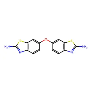 6-[(2-Amino-1,3-benzothiazol-6-yl)oxy]-1,3-benzothiazol-2-amine structure