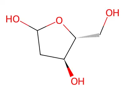 2-Deoxypentose structure