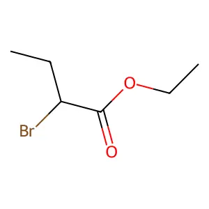 Butanoic acid, 2-bromo-, ethyl ester structure