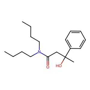 2-Pentyn-1-amine, N,N-bis(2-chloroethyl)-4-ethoxy-4-methyl-, hydrochloride structure