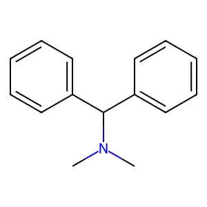 N,N-dimethyl-1,1-diphenylmethanamine structure