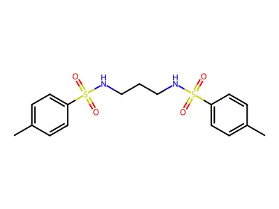 4-methyl-N-[3-[(4-methylphenyl)sulfonylamino]propyl]benzenesulfonamide structure