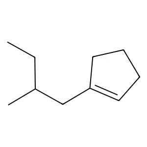Cyclopentene, 1-(2-methylbutyl)- structure