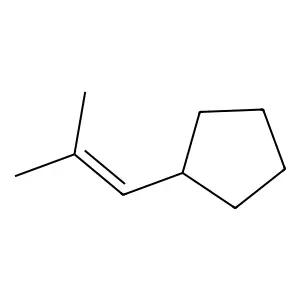 (2-Methyl-1-propenyl)cyclopentane structure