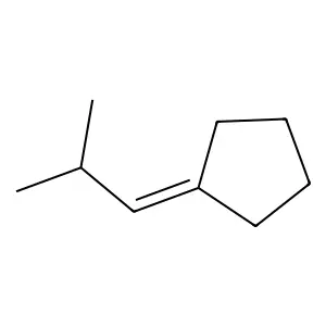 (2-Methylpropylidene)cyclopentane structure