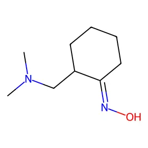 Cyclohexanone, 2-[(dimethylamino)methyl]-, oxime structure