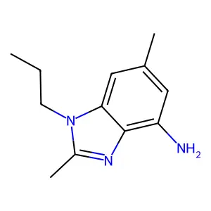 2,6-Dimethyl-1-propyl-1H-benzimidazol-4-amine structure